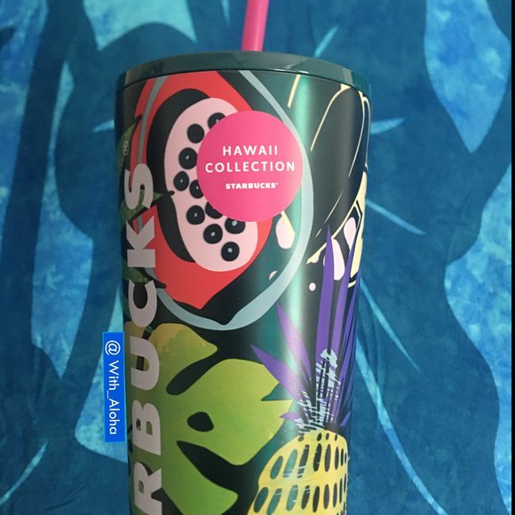 *NEW* ⭐️ Starbucks 🍍Tropical 24oz Tumbler - Picture 2 of 4